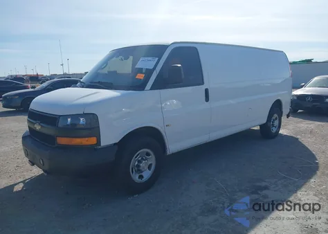 2014 Chevrolet Express 2500 Work Van из США, поврежденный, VIN 1GCWGGBG5E1101318